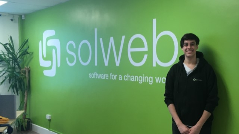 Solweb placement for Bournemouth Uni student