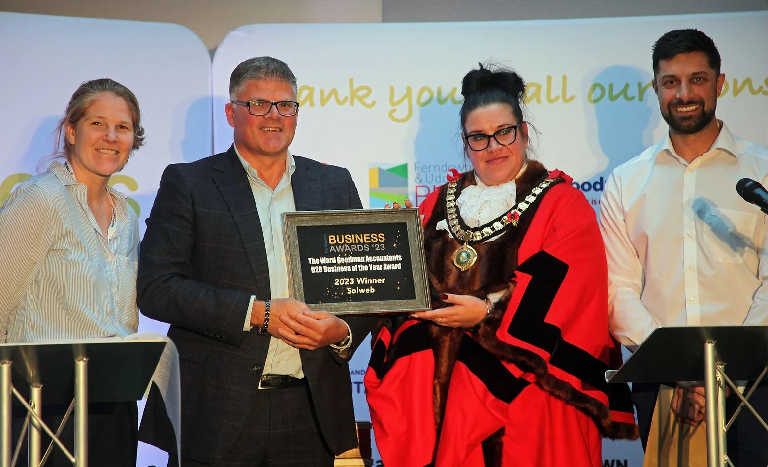 Rob at Ferndown Awards 2023