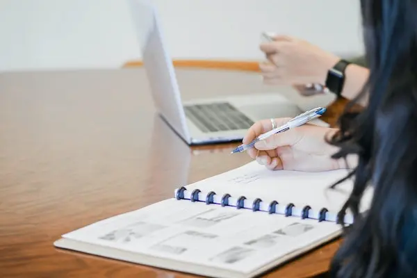 accounting Physically writing out accounting data